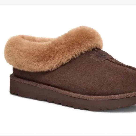 UGG Chocolate Brown Shearling Moccasins s-l400.jpg main image 4
